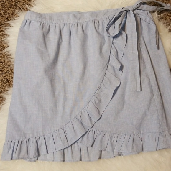 ☁️ Madewell Meadow Ruffle Wrap Casual Skirt☁️ - Picture 7 of 8